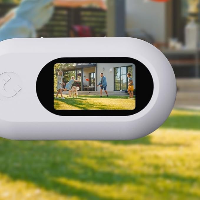Dog Collar Camera 1080P HD – Dog POV Camera with 170° Wide Angle Lens, Mini Action Camera for Dogs, Video Recording with Micro SD Card, Lightweight Pet Body Cam (No WiFi)