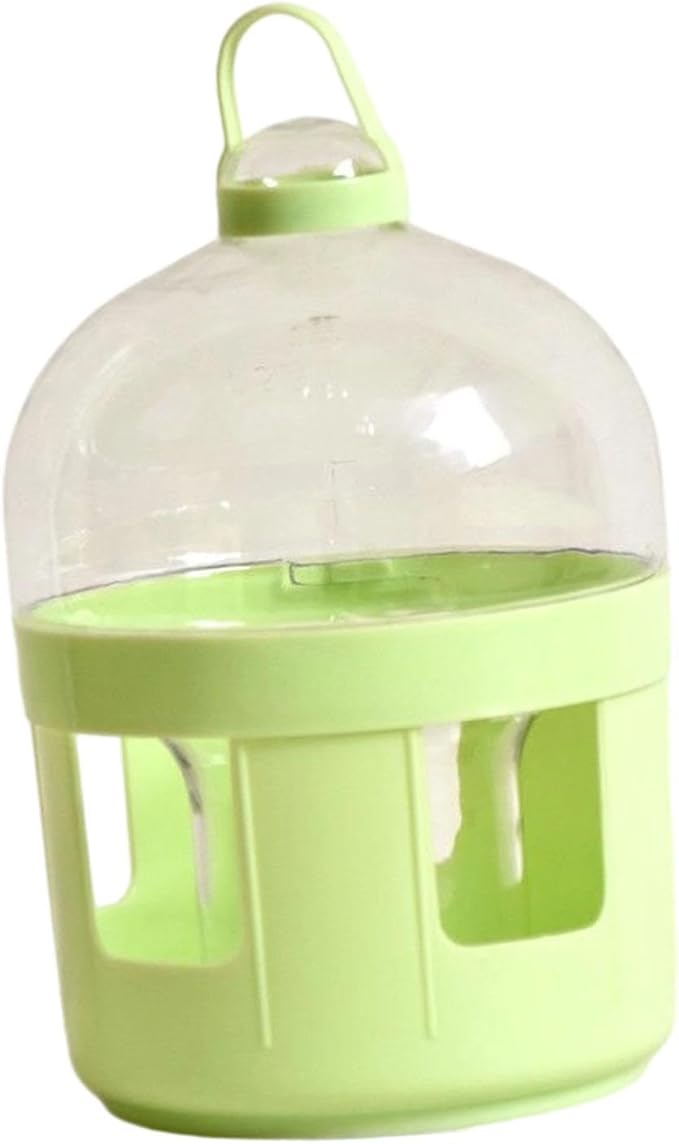 Pigeon Water Dispenser Bird Drinker Large Capacity Automatic Pet Water Pot Container Drinker Bottle for Parrot Lovebirds Duck, 2L