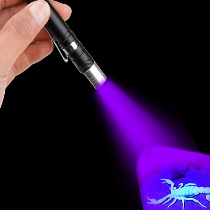 MODOAO 3 Pack Flashlight 2 in 1 UV Flashlight with 395nm Black Light for Dog/Cat Urine Stains, Dry Stains,Resin Curing