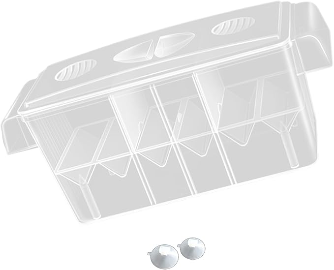 Hanging Breeding Tanks for Aquarium Small Fish Isolation Box Hatchery for Clear Spawning Aquarium Breeding Box with Detachable Wall
