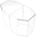 Toyvian Fish Breeding Tank Divider Box with High Transparency Double Compartment Octagonal Aquarium Incubation Box for Betta and Small Fish Isolation