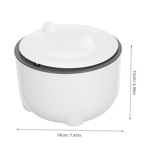 1Set Enclosed Cat Litter Container with Lid Large Capacity Odor Sealing Plastic Waste Bin Multi Use Garbage Bin for Cats Includes Trash Bags Modern Design for Home Decor