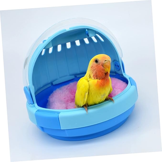 Portable Handheld Parrot Carrier Breathable Travel Cage Detachable Base for Birds for Outdoor Adventures and Easy Cleaning