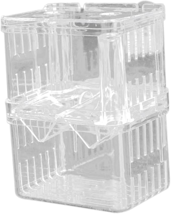 Guppy Breeder Box Fish Incubation Tank for Aquarium Live Guppy Fish Breeding Tank Safe Easy Cleaning