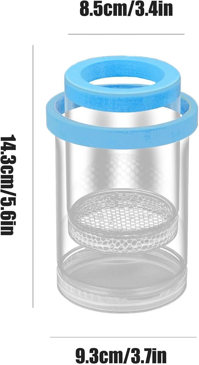 Floating Fish Isolation Box for Fish Tank, Floating Aquarium Breeder Hatching Box Clear Egg Isolation Net Incubation Boxes for Clownfishes Betta Guppy