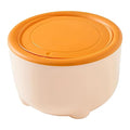 Generic Cat Litter Trash Can,with Press Type Lid,Portable Trash Bin,Lightweight,Multipurpose,Mini Countertop Cat Litter Disposal Bin, Yellow