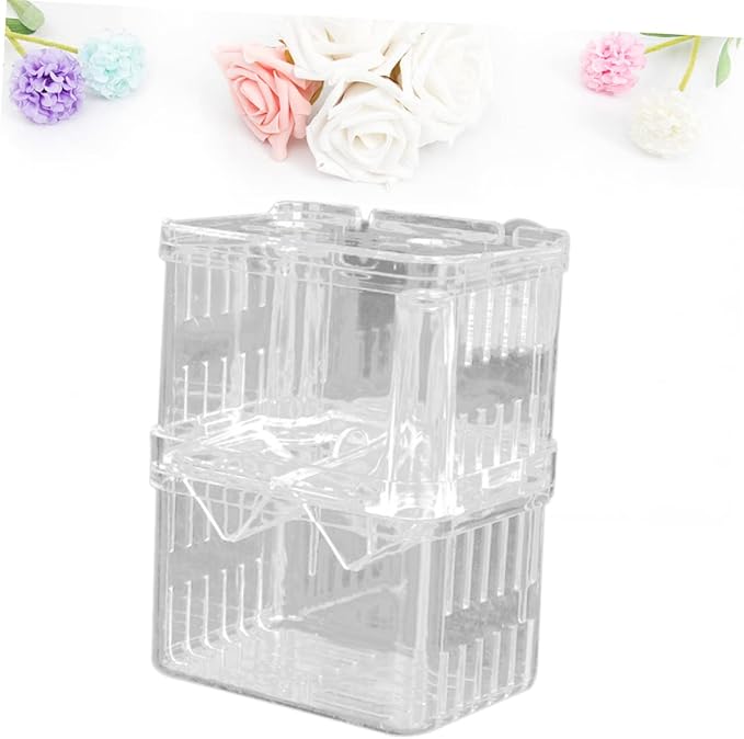 Didiseaon 3pcs Fish Fry Isolation Incubator Box Breeding Tank for Safe Fish Fry Easy to Clean and Convenient Use Aquariums