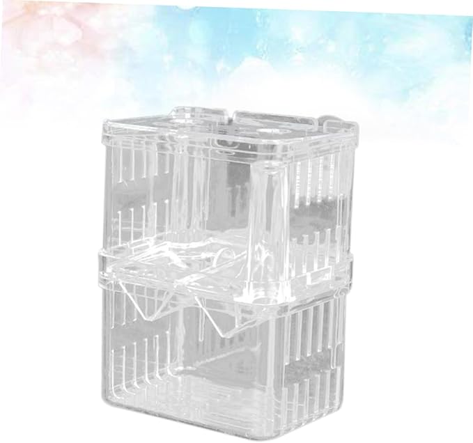 Guppy Breeder Box Fish Incubation Tank for Aquarium Live Guppy Fish Breeding Tank Safe Easy Cleaning