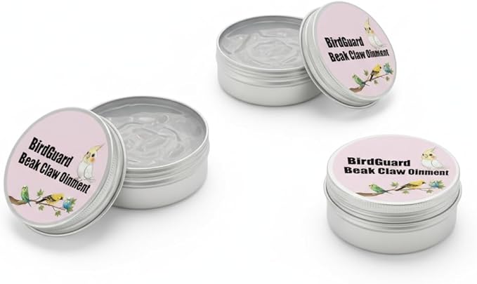 Parrot Beak Oil & Bird Feet Moisturizer – Ointment for Dry Skin, Beak Care & Claw Repair for Budgies, Cockatiels for Peeling, Flaky, Cracked Beaks and Rough, Dry Claws