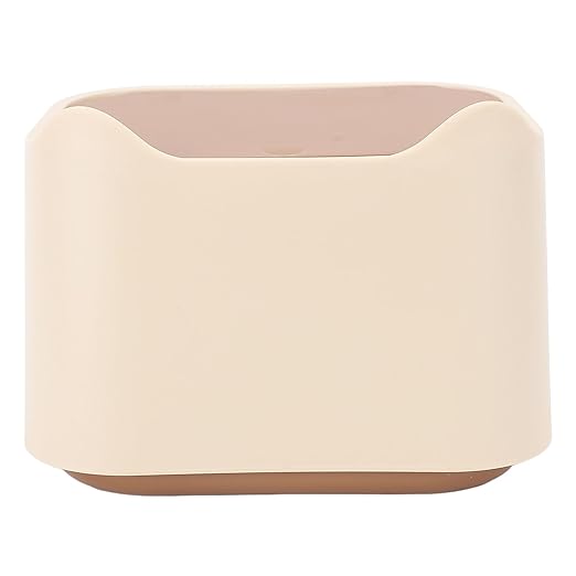 Cat Litter Trash Can with Press Type Lid Enclosed Design Compact Cat Waste Trash Can for Home