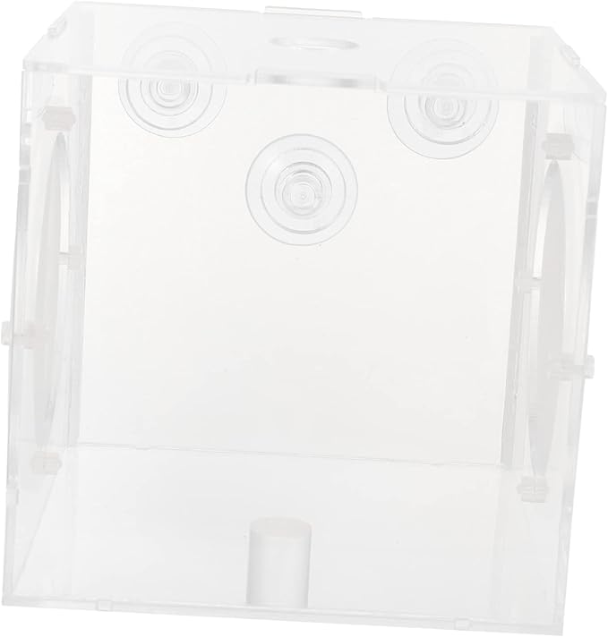 Kisangel Fish Breeding Box Acrylic Isolation Tank for Aquatic Fry Easy to Install Cups Fish Tank Accessory for Newborn