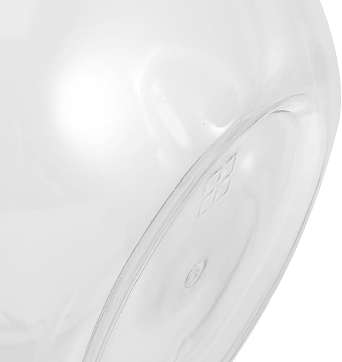 Plastic Goldfish Tank Desktop Aquarium Fish Bowl Portable Large Round Fish Bowl for Home Decor and Office Use