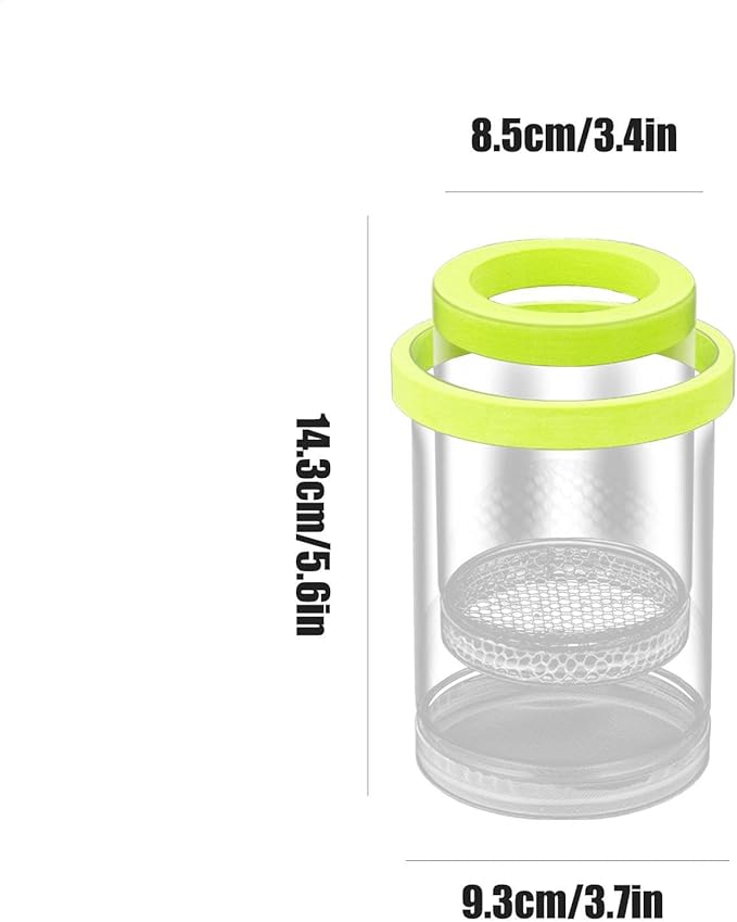 Floating Fish Isolation Box for Fish Tank, Floating Aquarium Breeder Hatching Box Clear Egg Isolation Net Incubation Boxes for Clownfishes Betta Guppy