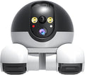 Security Indoor Camera 1080P Dual Lens,Movable Robot Camera on Wheels Movable with 2-Way Talk,Distance Bot with Night Vision, App Control for Home Security/Cats/Dogs/Elderly