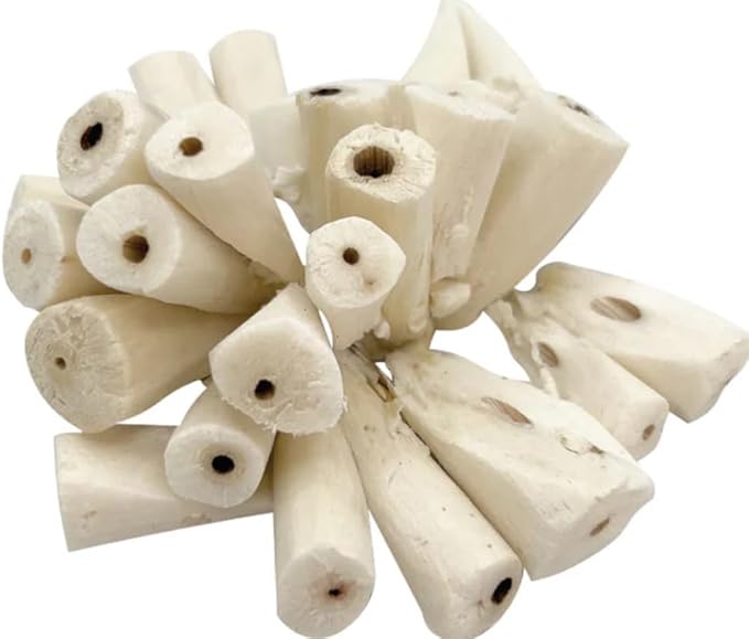 Triple Stack Natural Sola Ball Hanging Chew Toy for Small Birds - Set of Two