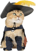 Pet Cat Dog Costume Cosplay Halloween Kitten Puppy Clothes Cloak Hat Belt Cape Accessories
