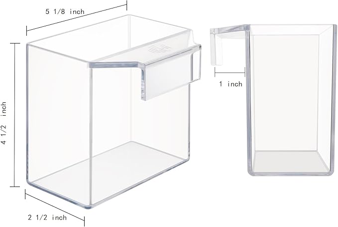 IOAOI Drip Acclimation Container for Fish & Corals – Hanging Acclimation Box for Saltwater & Freshwater Aquariums, Small