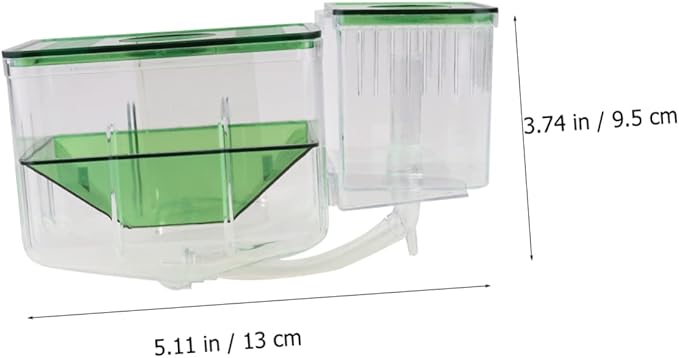SUPVOX Self Guided Aquarium Breeding Tank Fish Hatching Isolation Box for Improved Survival Rates Transparent Design for Easy Observation Protects Newborns Sick Fish from