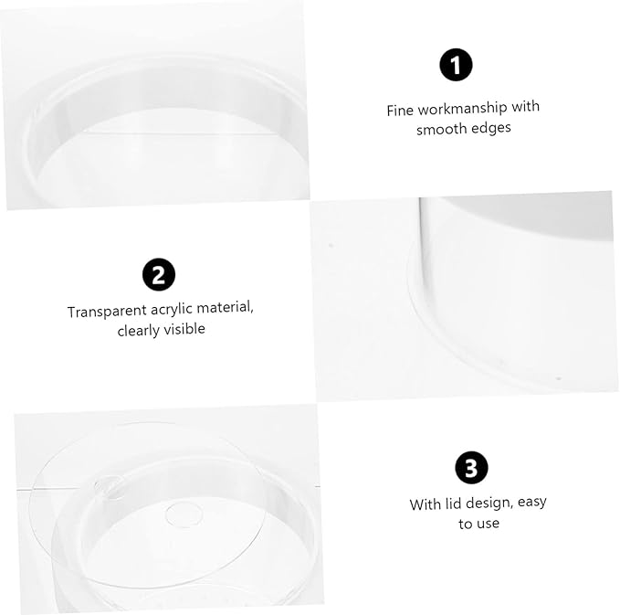 POPETPOP Floating Aquarium Fish Breeding Box with Removable Cover Acrylic Isolation Hatchery Tank for Fry and Young Fish Cultivation Jump Floating Design Mesh Bottom