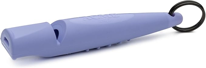 ACME Alpha 210.5 Professional Dog Training Whistle with Enhanced Ergonomic Grip. BPA-Free Plastic. 110 dBA. Standardized Frequency for Smaller Dogs. Weatherproof. Made in The UK (Violet Purple)
