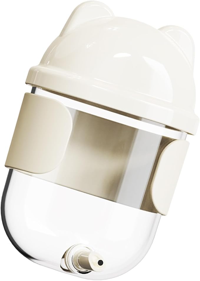 Bird Water Feeder with Gravities Pin Systems for Automatic Dispensing Parrots and Pet Bird Cage Watering Supply Easy Install Parrots Dispenser