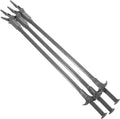 Happyyami 3pcs Terrarium Tools Long Feeding Tongs for Aquarium Cleaning Durable Non-slip Tweezers for Fish Tank Supplies Ergonomic Aquarium Accessory Easy to Use