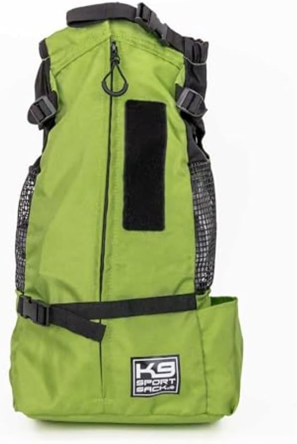 K9 Sport Sack Trainer - Medium, Greenery - Ideal for Dogs with 17-19” Back Length - Backpack-Style Training Carrier - Meant for Quick, Non-Strenuous Activities