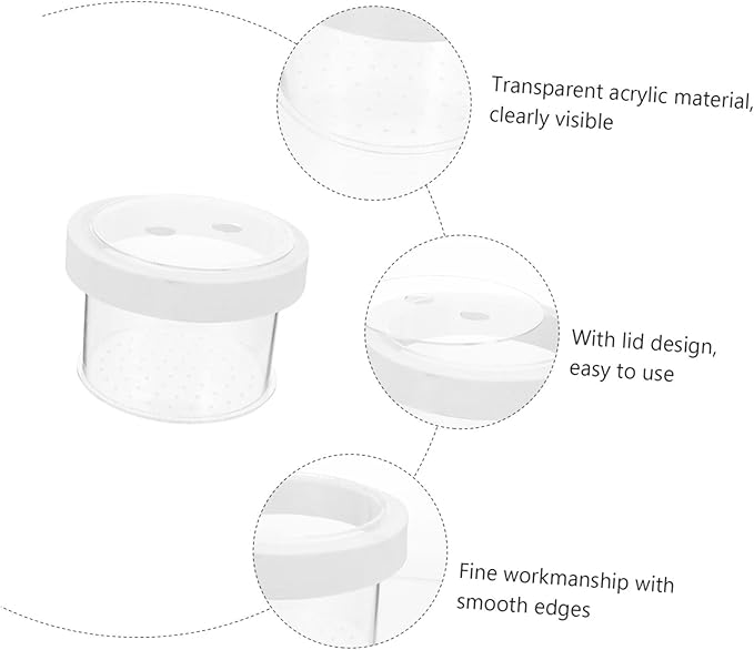 NOLITOY 3pcs Floating Aquarium Breeding Box Removable Cover Fish Separator for Fish Acrylic Tank for Home Efficient Hatching Box
