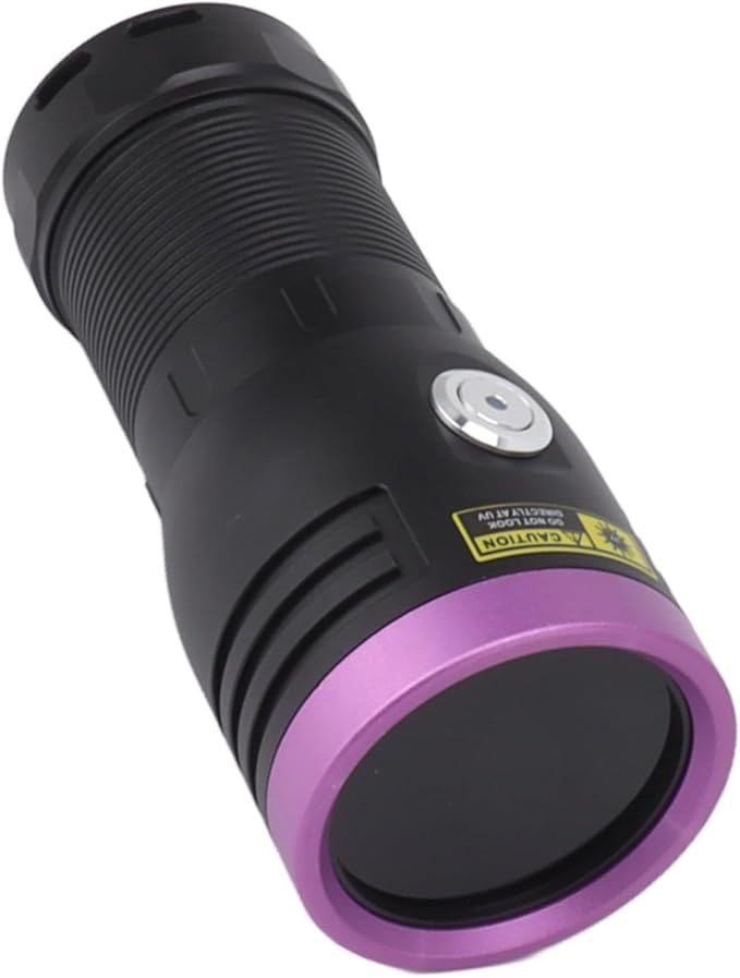 80W Black Light UV Flashlight Rechargeable 365NM LED UV Flashlight for Pet Urine Mineral Fluorescent Resin Cure