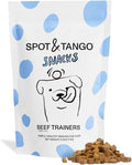 Spot & Tango Beef Dog Training Treats - 100% Beef Liver, Freeze-Dried Dog Snack - Grain & Gluten-Free - for Small, Medium, and Large Dogs - for Puppies Through Seniors