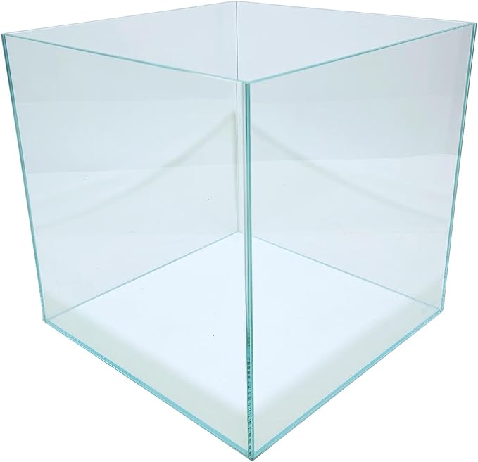 Lifegard Aquariums - 5 Gallon Cube Low Iron Ultra Clear Glass Tank 5mm - 10.47''x10.9''x10.9''