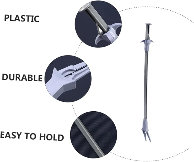 FRCOLOR 6pcs Aquatic Plant Tongs Cleaning Tools for Fish Tank Waterweed Cleaners for Easy Aquarium Maintenance