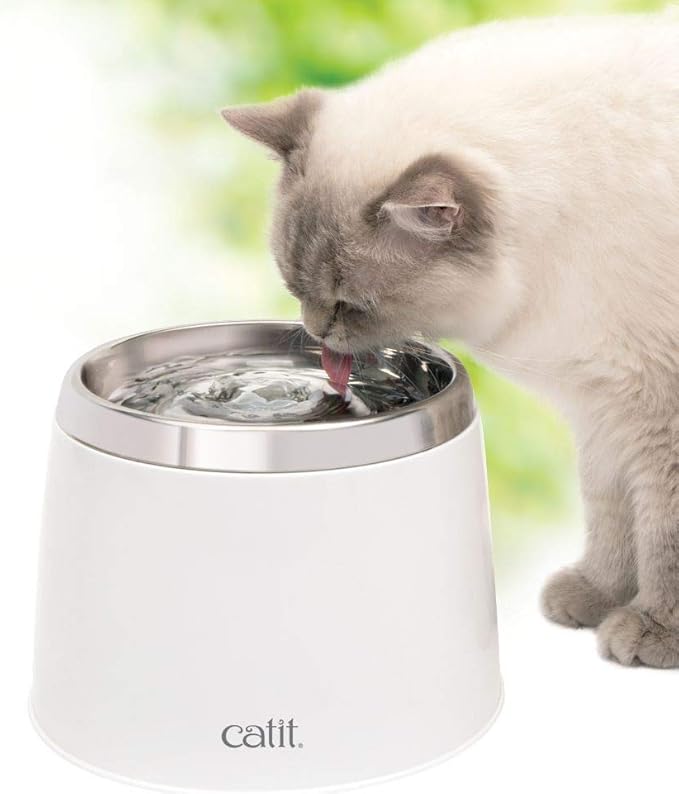 Catit Fresh & Clear Stainless Steel Cat Water Fountain, 50023