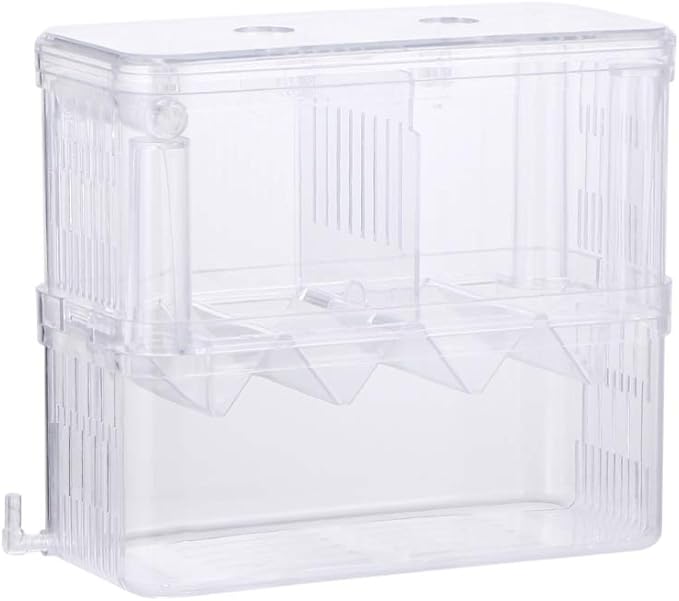 POPETPOP Aquarium Breeder Box - Floating Breeder Box for Fish Tank Durable Aquarium Breeding Hatchery Incubator Isolation Box Tank for Fish Breeder