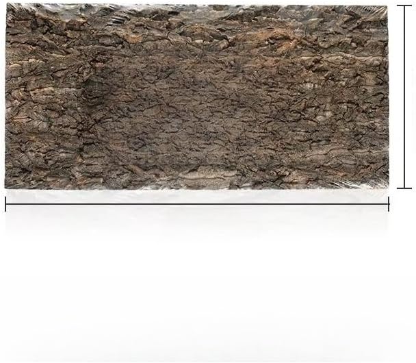 Natural Reptile Cork Tile Background – Tree Bark Terrarium Decoration and Climbing Wall Mat for Lizards, Snakes, Frogs, Turtles – Enhances Habitat, Climbing, and Display (49 * 23.7cm)