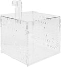 Fish Tank Breeding Box Aquarium Isolation Box Transparent Acrylic Fish Tank Incubation Box for Aggressive Injured Sick Fish Shrimp 15x15x15cm 30x15x15cm 20x20x20cm (15CM*15CM*15CM)