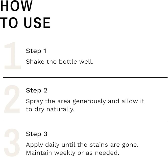 Eye Envy Beard Stain Remover Spray for Dogs/Cats. 100% Natural, Safe. Remove Stains from Drooling, Saliva, Food, Runoff from Tearing. Treats The Cause. Removes Odors. Keeps Dog Beards Clean. 8oz