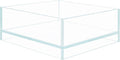Nano Tall Rimless Aquarium Low Iron Frameless Fish Tank, Extra Clear with Floating Air Style, for Aquariums or Terrariums