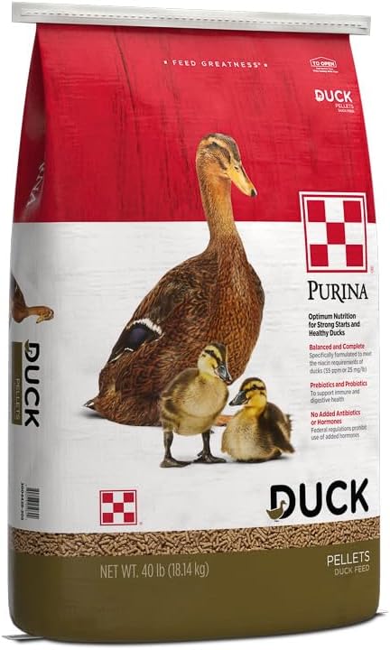 Purina Duck Feed for All Life-Stages | 40 Pound (40 lb.) Bag