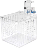 Strip Holes Design Adjustable Fishes Breeding Boxes, Aquarium Isolation Box, Fish Shrimp Clownfish for Preventing Fighting Fish Hatching Breeding