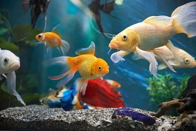 A Lot'l Axolotls Tropical Fish Flakes - Colour Enhancing - High Protein - Staple Food - 60g / 2 Oz