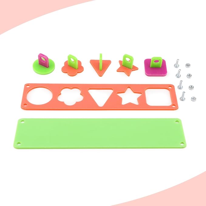 Hypeety Bird Intelligence Training Toy Puzzle Building Blocks for Parrot Budgies Parakeet Cockatiel Conure Cage Toy