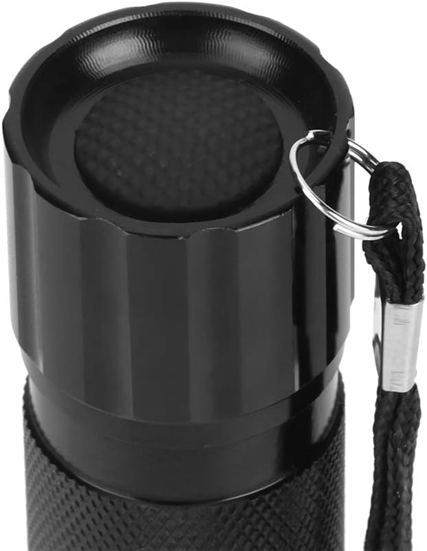 Flashlight, Light Mini Torch Light Urine Light Detector 21 LED Flashlight Ultra Violet Pet Urine Detector Light for Dog Cat (with Tail Strap)