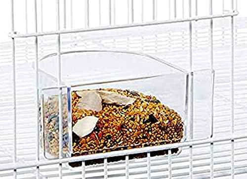 54" Extra Large Double Breeding Flight Bird Wrought Iron Double Parrot Bird Cage Slide Out Center Divider Side Nesting Doors Cockatiel Conure Removalbe Rolling Stand