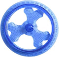 Dog Flying Disc, Outdoor Dog Toys, Dog Fetch Toy, Dog Toy for Medium Dogs and Large Dogs, Lightweight Soft Frisbee for Fetch, Tug of War, Catch, Play, 9 inch, Blue