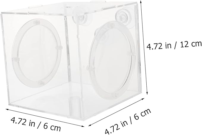 Fish Breeding Box Acrylic Isolation Hatchery for Aquarium Breeder Chamber Portable and Lightweight Fish Tank Divider to Survival Rate
