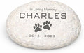 GiftsForYouNow Engraved in Loving Memory Pet Memorial Garden Stone, 4.75 Inch, Durable, Waterproof, Temporary Grave Marker, Dog Tombstone
