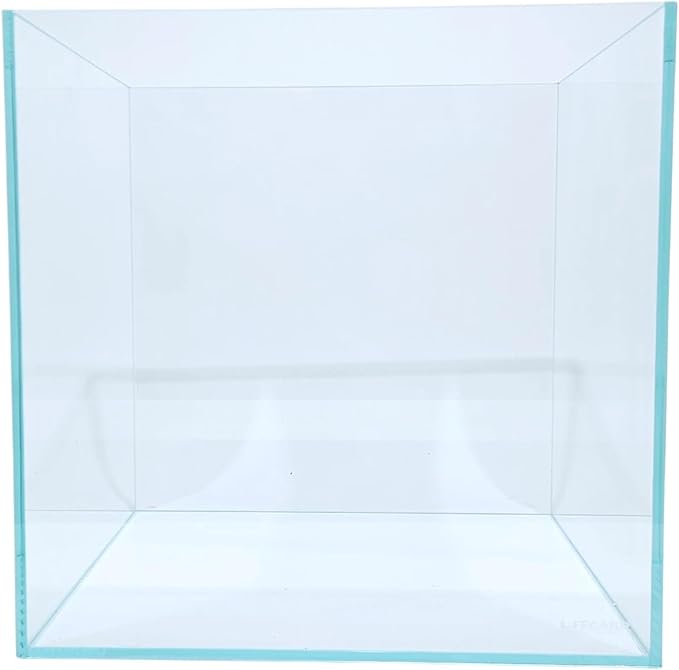 Lifegard Aquariums - 5 Gallon Cube Low Iron Ultra Clear Glass Tank 5mm - 10.47''x10.9''x10.9''