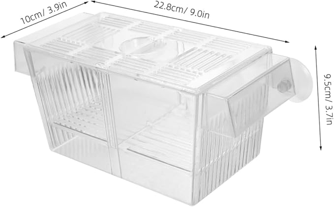 2pcs Fish Breeder Hatchery Box Cups Incubator for Fish Easy to Clean Safe and Reusable Breeding for Aquariums