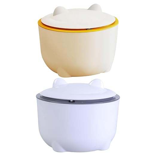 Indoor Cats Litter Trash Can with Enclosed Structure Press Type Lid for Effective Management and Convenience Pet Waste Container